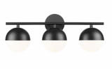 Realm Sphere 3 Light Bath Vanity 9.75 Inch Tall and 24 Inch Wide By Z-Lite - 7517-3V