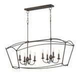 Plumette 8 Light Linear Pendant 20 Inch Tall and 14 Inch Wide by Maxim - 12169