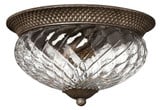 Plantation 3 Light 15 Inch Wide Flush Mount by Hinkley - 4881
