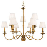 Menlo Park 9 Light Large Chandelier by Hudson Valley - 4039