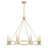 Minette 8 Light Chandelier 34 Inch Tall and 37 Inch Wide by Savoy House - 1-4102-8