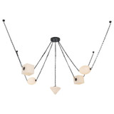 Mineral 75W LED Chandelier 11 Inch Tall and 10 Inch Wide by Alora - CH360105