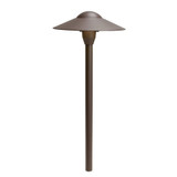 1 light Domed Path Light 21 inches tall by 8.5 inches wide by Kichler - 15310