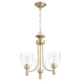 Rossington 3 Light Small Chandelier by Quorum - 6122-3