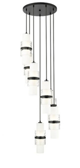 Cayden 7 Light Chandelier In Modern Style 16.75 x 18 Inches Wide by Z-Lite - 1946P-7R