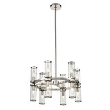 Revolve 12 Light Small Chandelier by Alora - CH309066