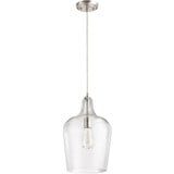 1 Light Small Pendant 9.75 Inch Wide by Quorum - 8143