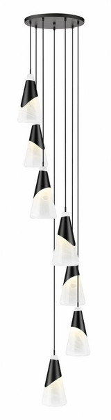 Aimie 7 Light Chandelier 15.75 Inch Tall and 18 Inch Wide by Z Lite - 828P7-7R