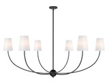 Shannon 6 Light Chandelier 25.75 x 62 Inches Wide by Z-Lite - 3040-62