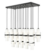 Cayden 17 Light Linear Chandelier 16.75 x 18 Inches Wide by Z-Lite - 1946P-17L