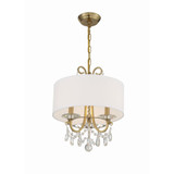 Othello 3 Light Small Chandelier by Crystorama - 6623