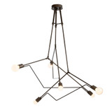 Divergence 6 Light Oversized Outdoor Standard Pendant by Hubbardton Forge - 362015-standard