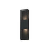 Grate 12W 2 LED Outdoor Wall Mount 24 Inch Tall and 6.25 Inch Wide by ET2 - E30394