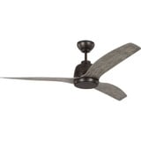Avila 3 Blade Ceiling Fan with Light Kit 54 Inch Wide by VC Fan - 3AVLR54