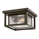 Republic 16W 2 LED 6.78 Inch Wide Outdoor Flush Mount by Hinkley - 1003