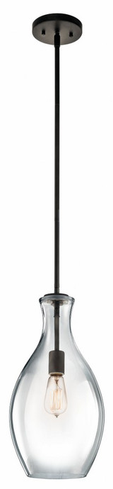 Everly 1 Light Small Pendant by Kichler - 42047