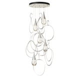 Lyric 5 Light Standard Round Pendant 43.4 Inch Tall by Hubbardton Forge - 131161-S