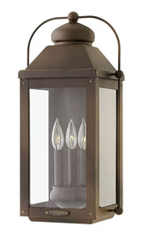 Anchorage 3 Light Outdoor Candle Style Wall Lantern by Hinkley - 1855