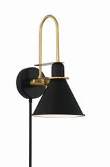 Medford 1 Light Wall Sconce by Crystorama - MED-B5501