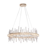 Cityscape Circular 1 LED Light Oversized Pendant by Hubbardton Forge - 139910-standard
