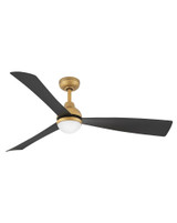 Una 3 Blade Ceiling Fan with Light Kit 56 Inch Wide by Hinkley  - 905656F