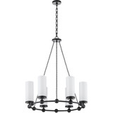 Lee Boulevard 6 Light Large Chandelier by Quorum 667-6 - 667-6
