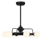 Gibson 36W 6 LED Fan D'Lier 10 Inches H and 30 Inches W by Savoy House - 30-FD-345