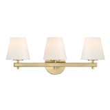 Colton 3 Light Bath Vanity 10 Inch Tall and 24.5 Inch Wide by Crystorama - COL-203