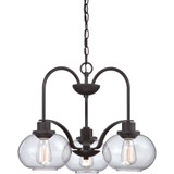 Trilogy 3 Light Medium Chandelier by Quoizel - TRG5103