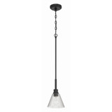 Pleated 1 Light Mini Pendant 11.38 Inch Tall X 7.13 Inch Wide by Craftmade - 61191