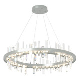 Solitude Circular 50W 1 LED Standard Oversized Pendant by Hubbardton Forge - 139915-standard