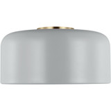 Malone 1 Light 13.75 Inch Wide Flush Mount by Visual Comfort Studio - 7605401