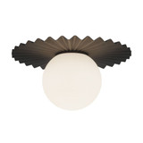 Plume 1 Light 11.88 Inch Wide Flush Mount by Alora - FM501212