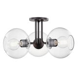 Margot 3 Light 20 Inch Wide Semi Flush Mount by Mitzi - H270603