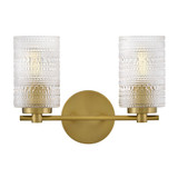 Mabel 24W 2 LED Small Bath Vanity 10 Inch Tall and 14 Inch Wide by Lark - 85572
