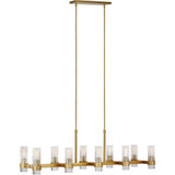 Geneva 10 Light Small Linear Chandelier by Visual Comfort Studio - CC13810