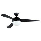 Cupola 52 Inch 3 Blade Ceiling Fan with Light Kit by Maxim - 88801-52