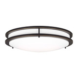 Mahone 34W 1 LED 17.75 Inch Wide Semi Flush Mount by Generation - 7750893