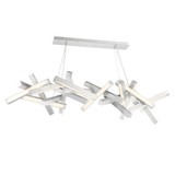 Chaos 19 LED Light Oversized Linear Chandelier by Modern Forms - PD-64872