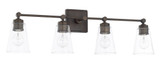 4 Light Vanity Light 33 Inch Wide by Capital - 12184