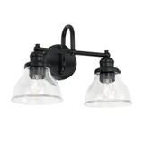 Baxter 2 Light Industrial Vanity Light by Capital - 8302CH-461