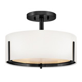 Halle 30W 3 LED Medium Semi Flush Mount 14.5 Inch Wide by Hinkley - 47571