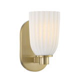 Baldwin 1 Light Wall Sconce 8.75 Inch Tall and 4.5 Inch Wide by Savoy House - 9-1245-1
