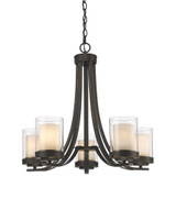 Willow 5 Light Chandelier 25.25 Inches Wide by 22.25 Inches High by Z-Lite - 426W