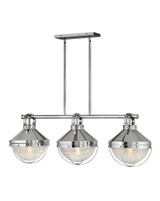 Crew 3 Light Oversized Linear Chandelier by Hinkley - 4846