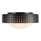 Astoria 3 Light Flush Mount 6.13 Inch Tall and 14 Inch Wide by Kuzco - FM70814