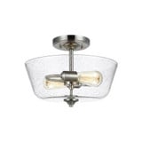 Belton 2 Light 15 Inch Wide Semi Flush Mount by Generation - 7714502