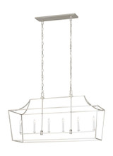 Southold 6 Light Linear Island Pendant by Visual Comfort Studio - CC1036