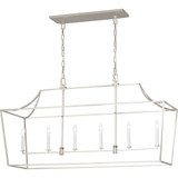 Southold 6 Light Linear Island Pendant by Visual Comfort Studio - CC1036