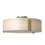 Impressions 3 Light 18 Inch Wide Drum Semi Flush Mount by Hubbardton Forge - 126751HF
